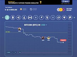 Bitcoin Flip Trading game